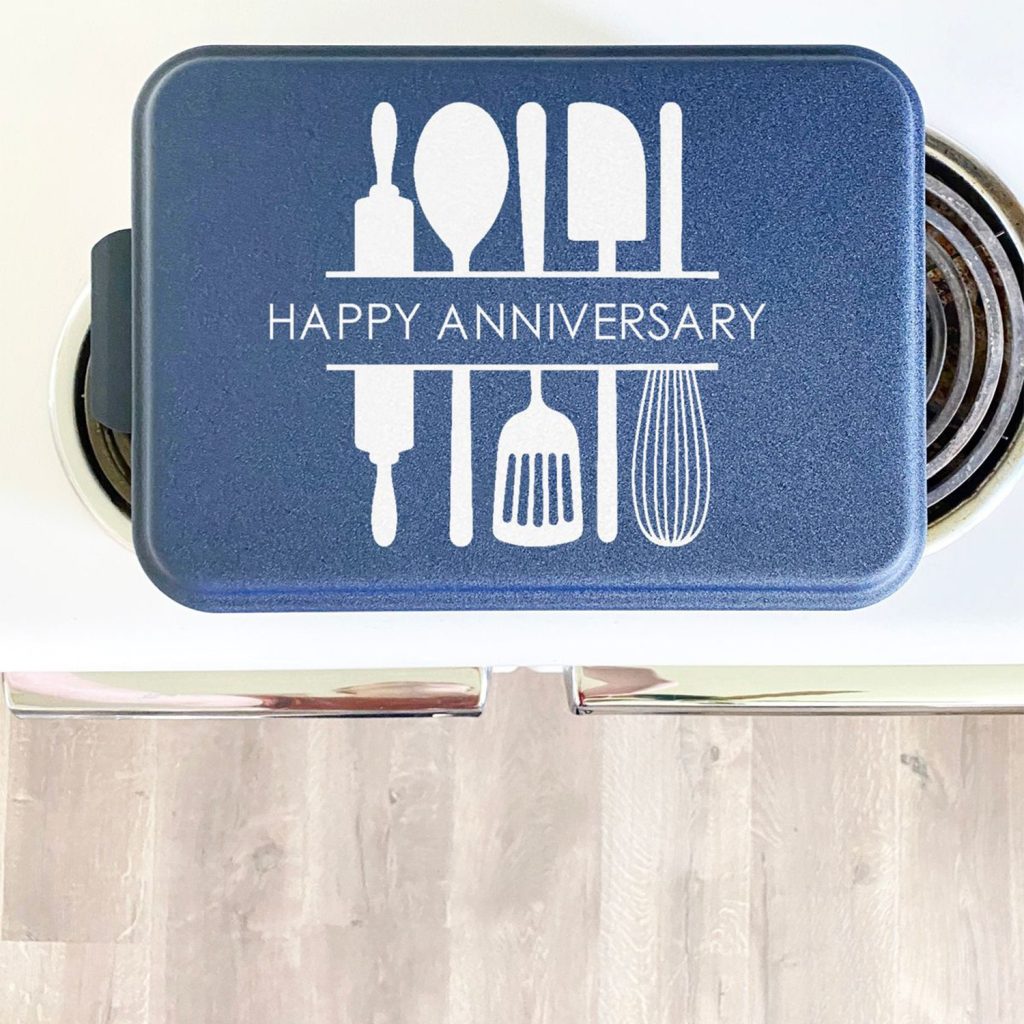 Dos de plateau en aluminium personnalisé en impression UV