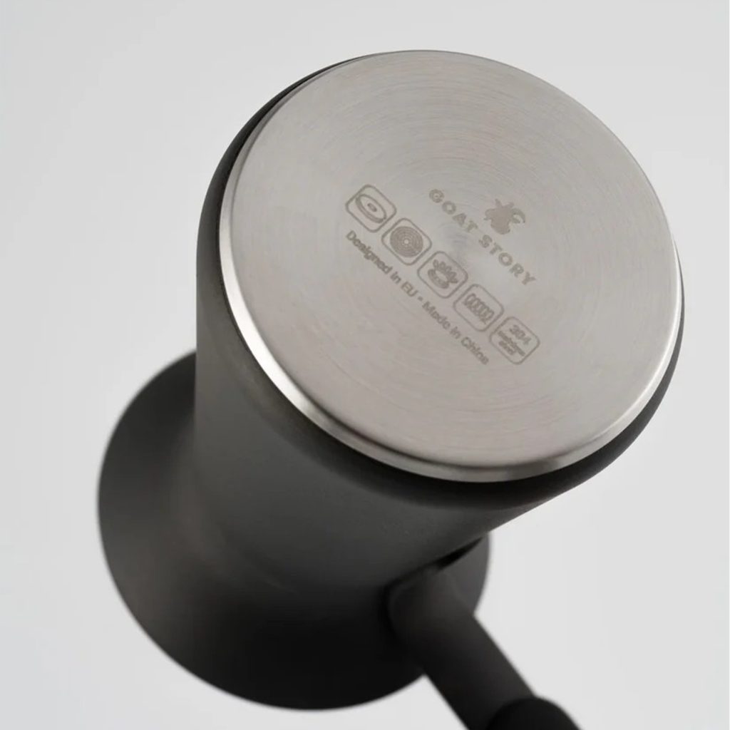 Cafetière à plaques en inox marqué au laser fibre