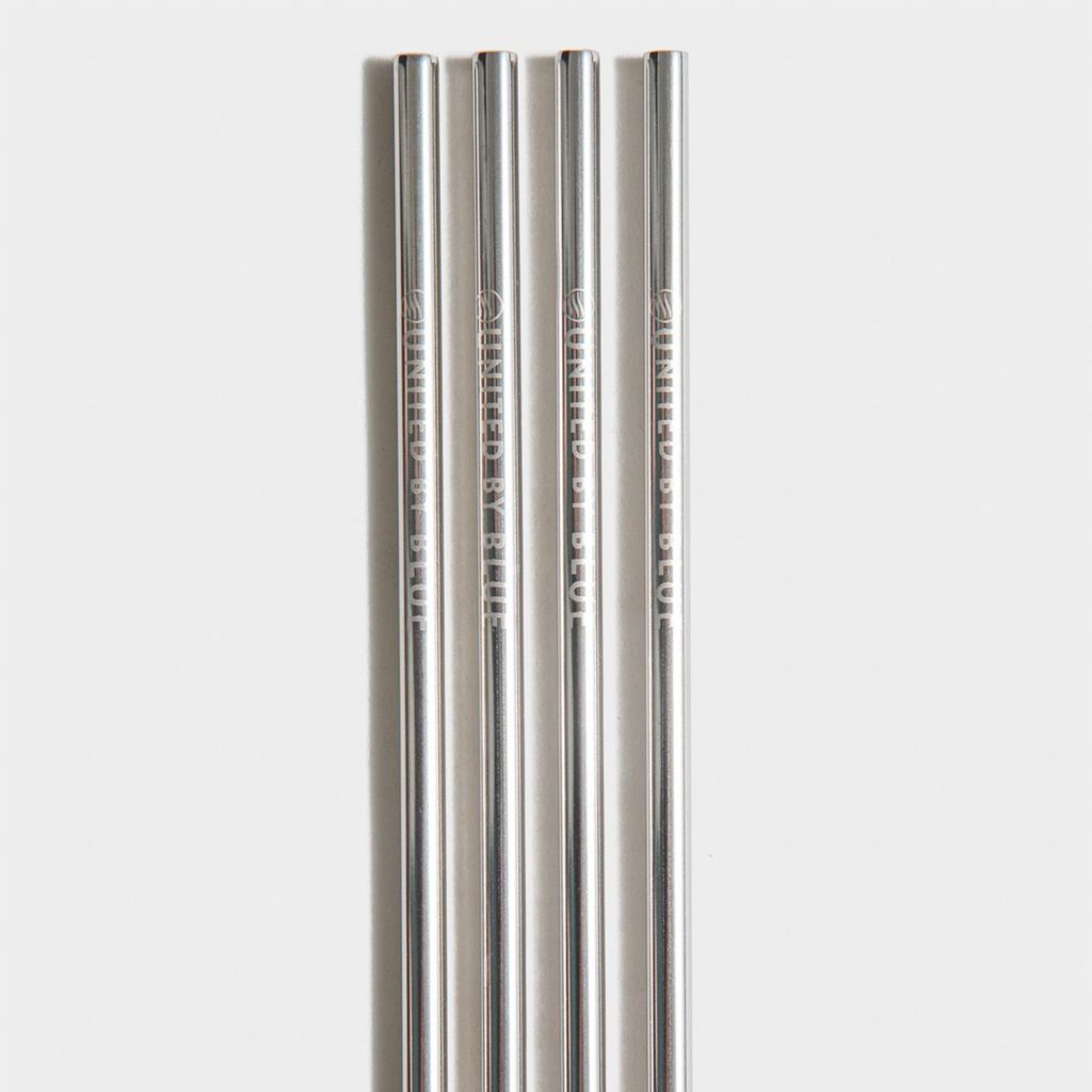 Pailles en inox marqué en tampographie
