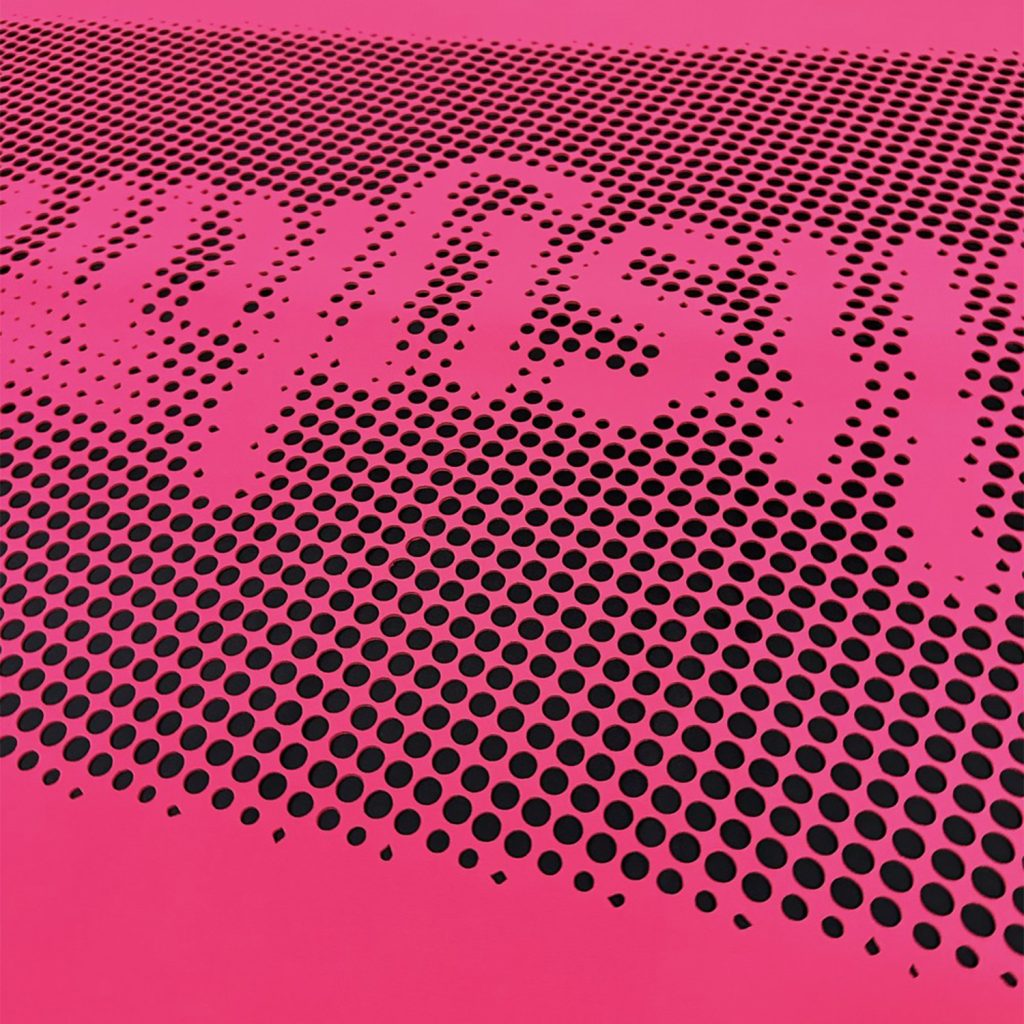 Tissu en néoprène découpé au laser CO₂