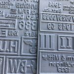 Gravure sur plaques en caoutchouc