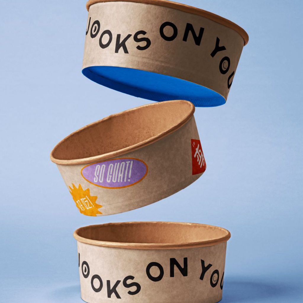 Bol en carton kraft personnalisées par impression UV