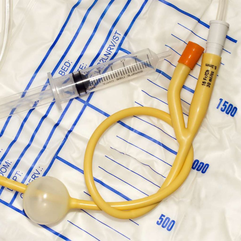 Marquage d'un sac à sonde par impression UV