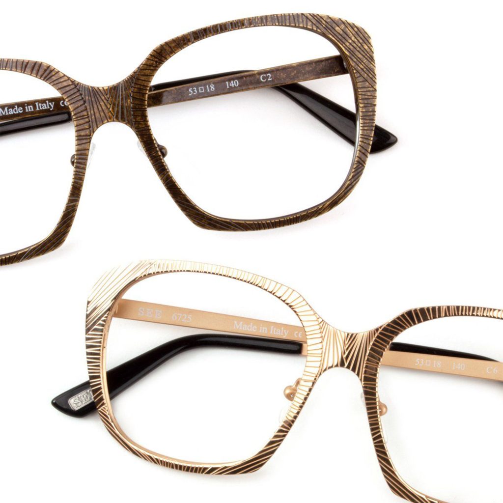 Gravure au laser CO₂ sur montures lunettes en métal