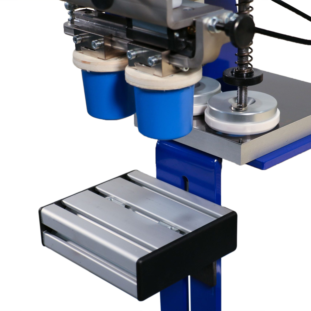 Encriers de la machine de tampographie manuelle 2 couleurs