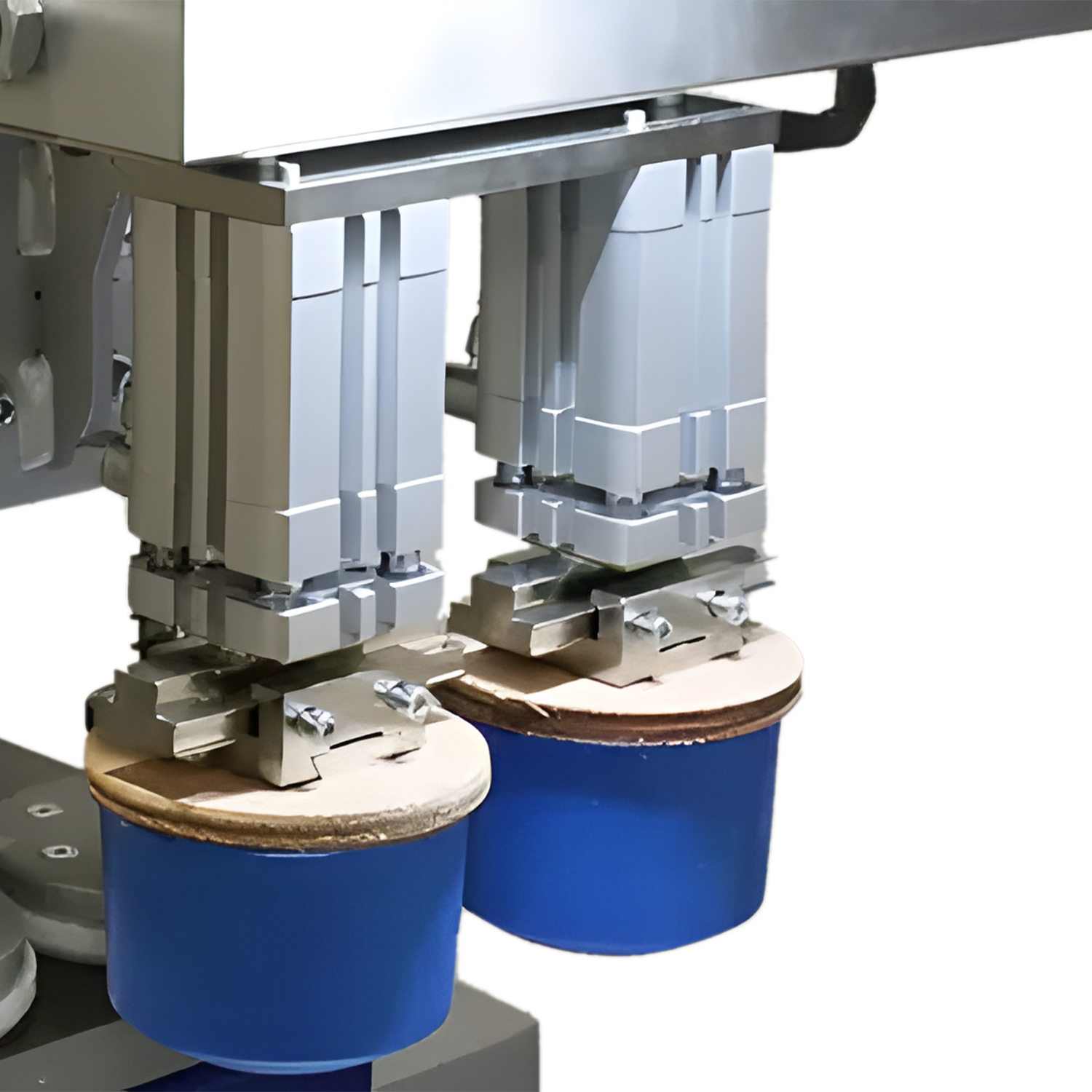 Machine de tampographie avec cylindres independants
