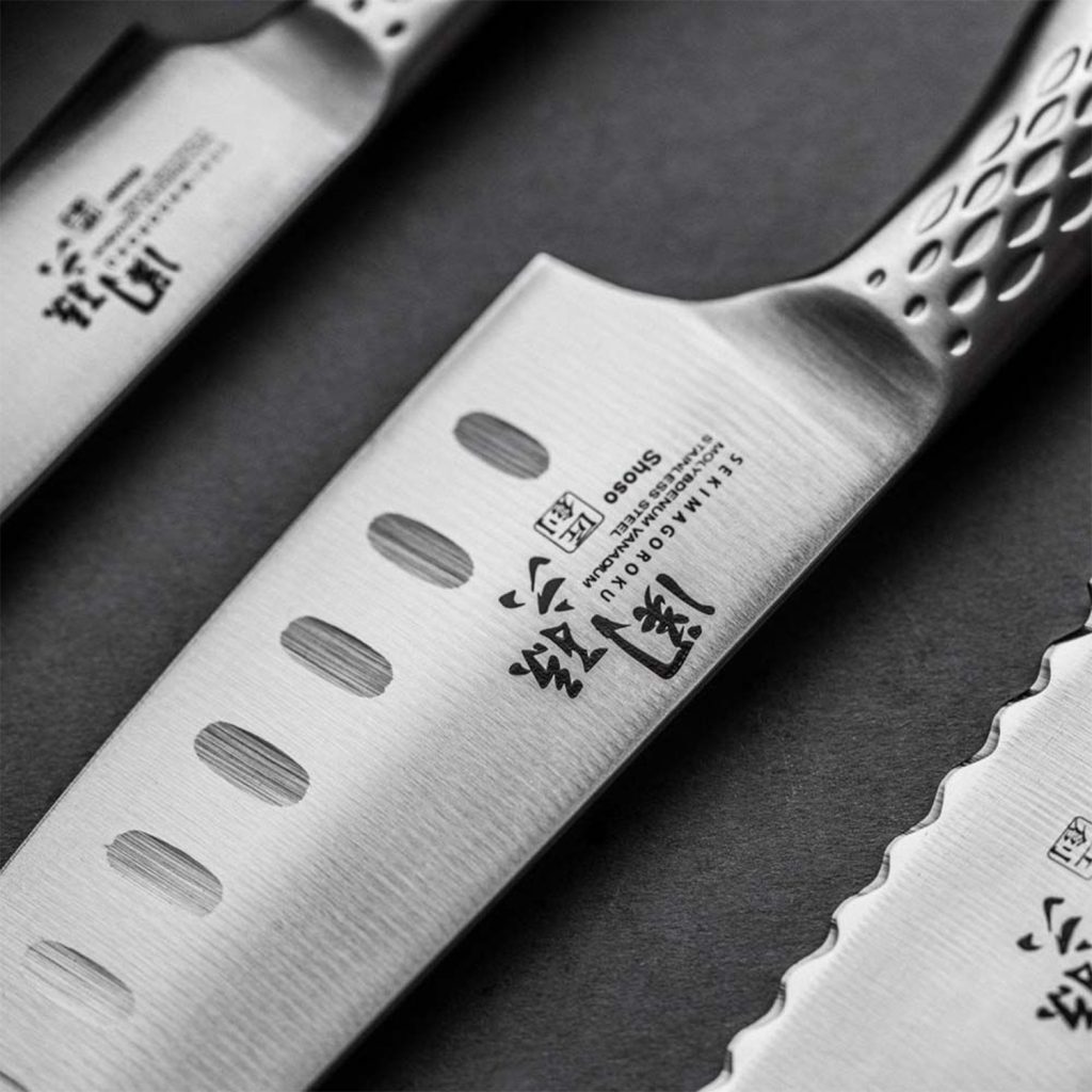 Manche de couteau avec logo gravé au laser CO₂