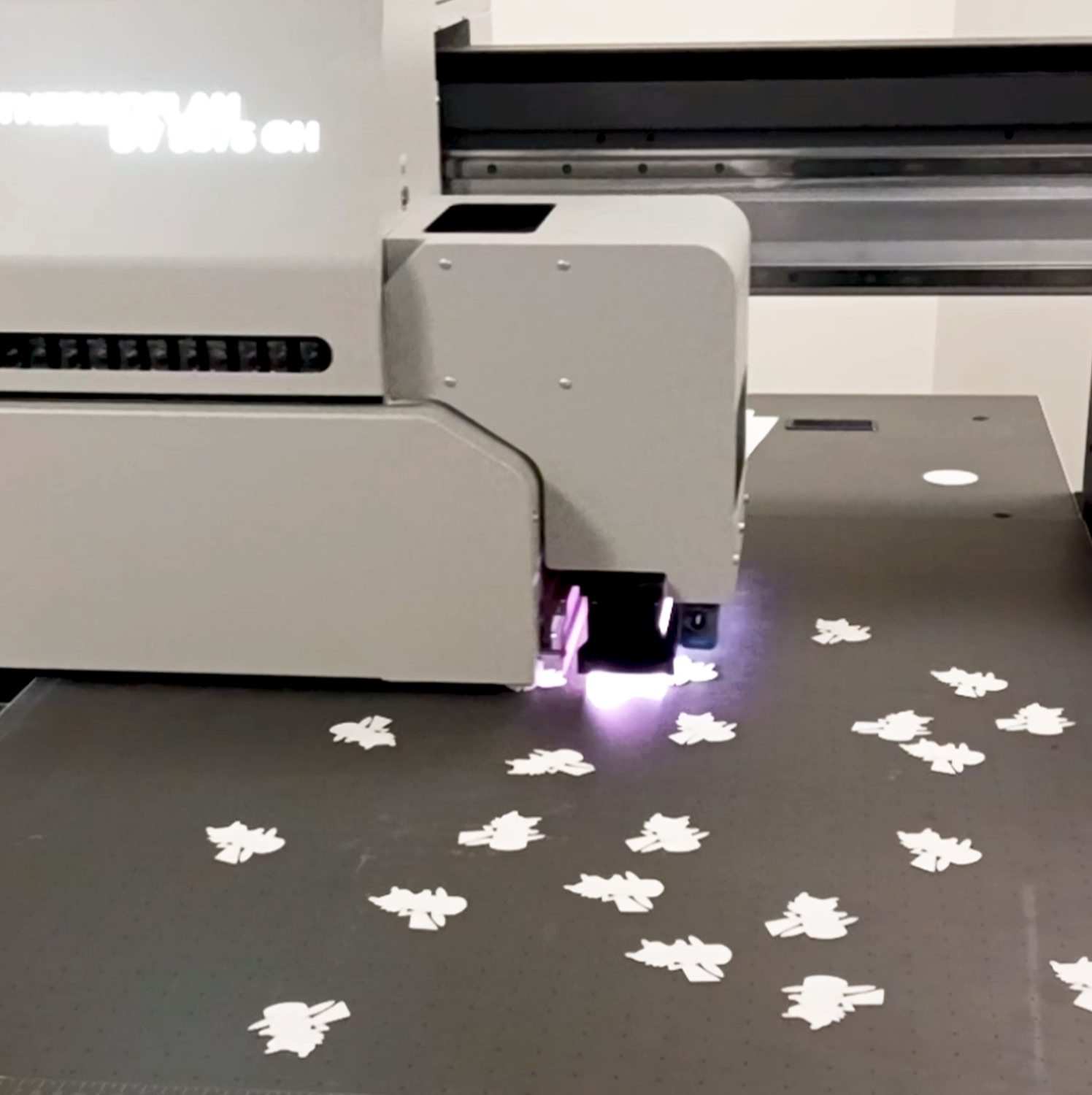 Impression Uv avec caméra CCD