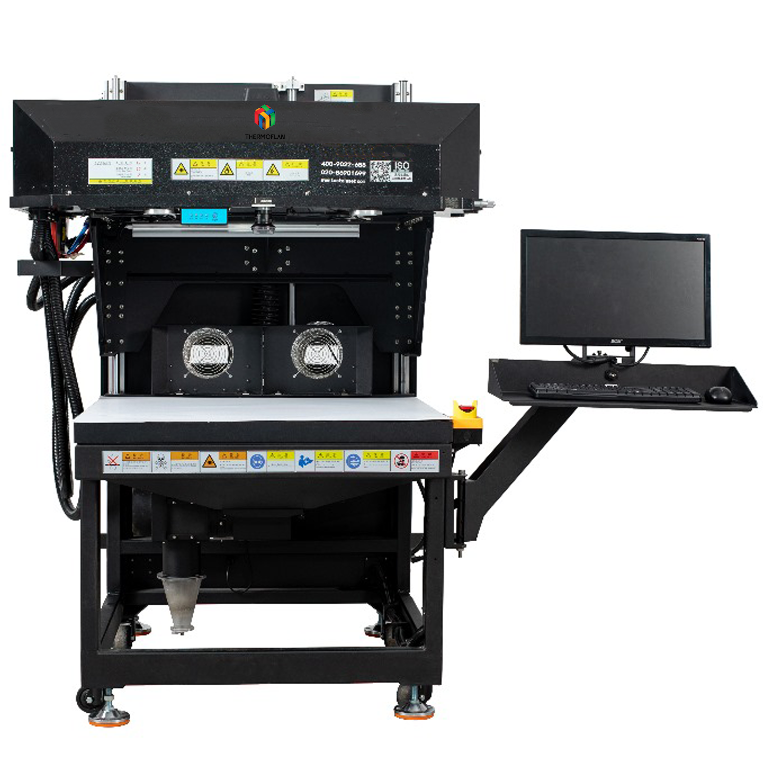 Laser de gravure et découpe 3 axes technologie co2