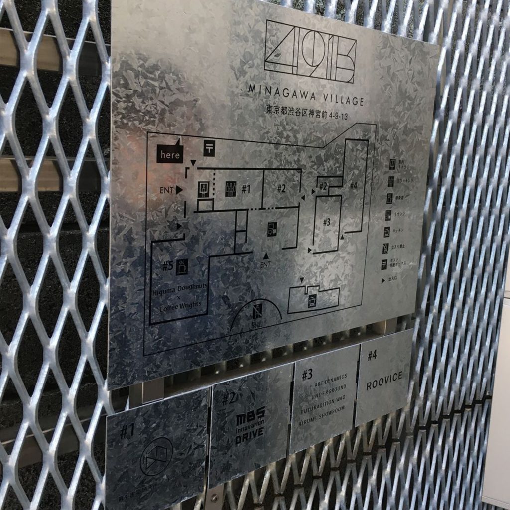 Impression UV d'un plan de bâtiment sur une plaque en inox