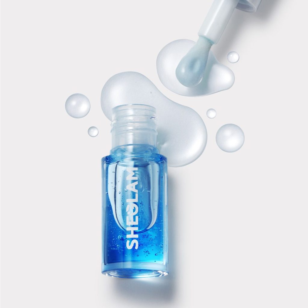 Bouteille en verre pour cosmétique avec marquage du logo en tampographie