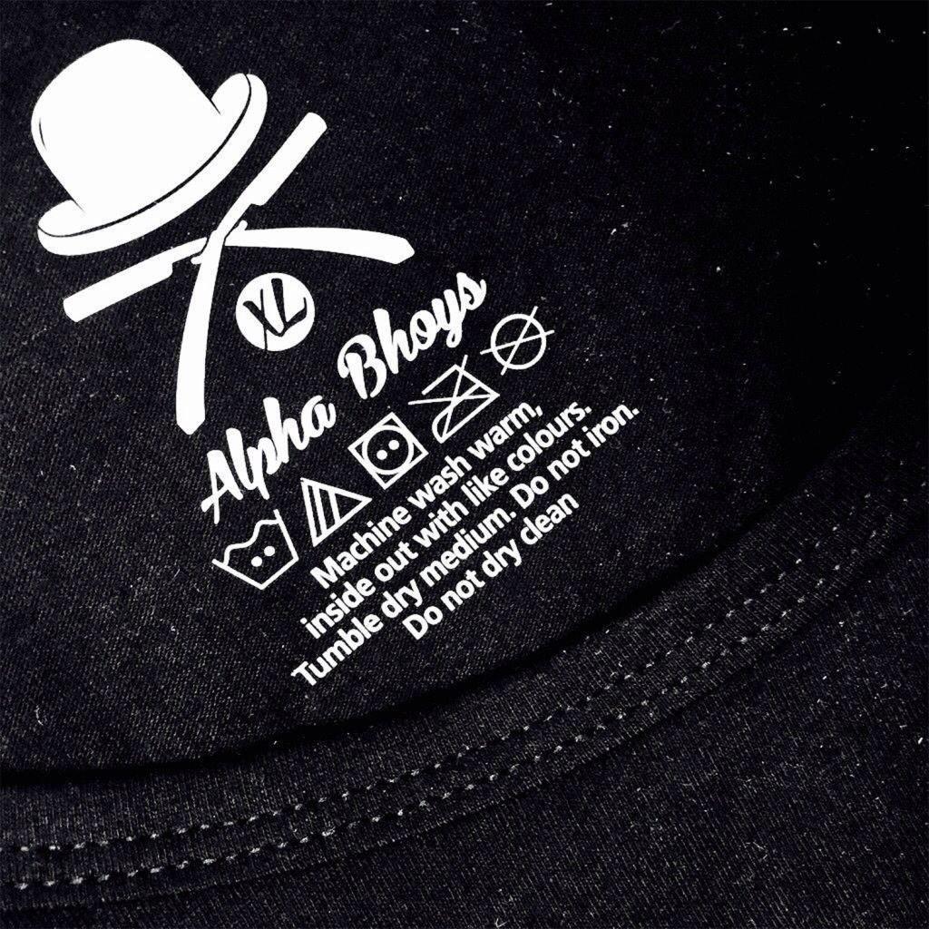 Tee-shirt en tissu de coton avec logo marqué à l’intérieur en tampographie
