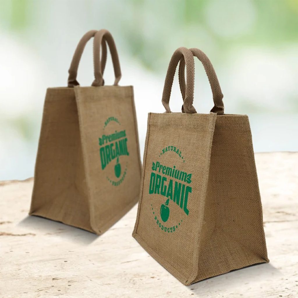 Personnalisation de sacs tissu en jute par l’impression Single Pass
